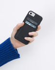 Funda tipo billetera de cuero Cosa Snap On para iPhone 6S