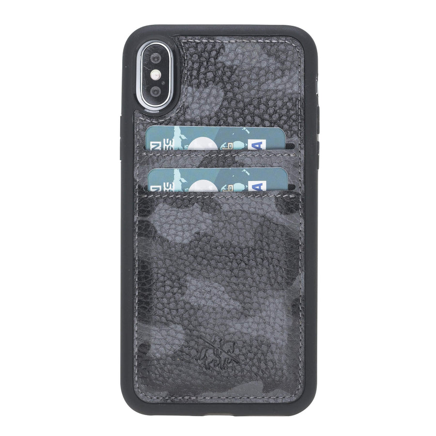 Cosa Snap On Leather Wallet Case for iPhone XS