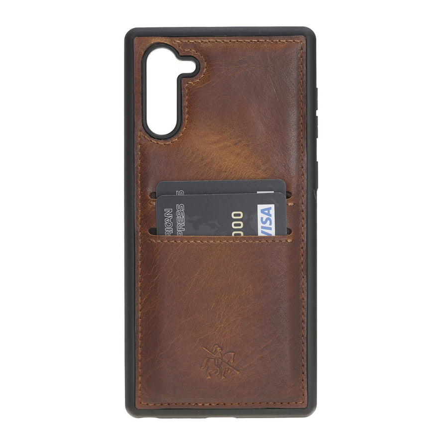 Funda tipo billetera de cuero Cosa Snap On para Samsung Galaxy Note 10