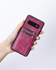 Cosa Snap On Leather Wallet Case for Samsung Galaxy S10