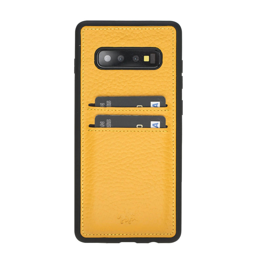 Cosa Snap On Leather Wallet Case for Samsung Galaxy S10 Plus