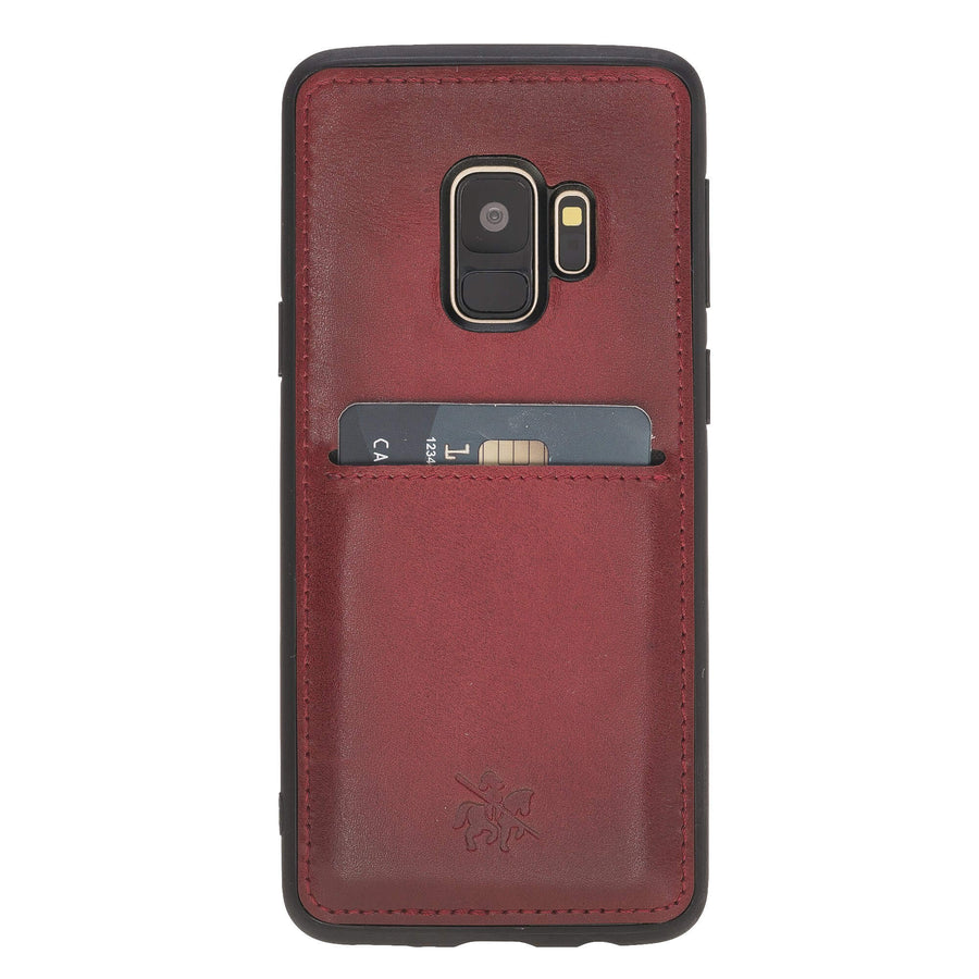 Funda tipo billetera de cuero Cosa Snap On para Samsung Galaxy S9