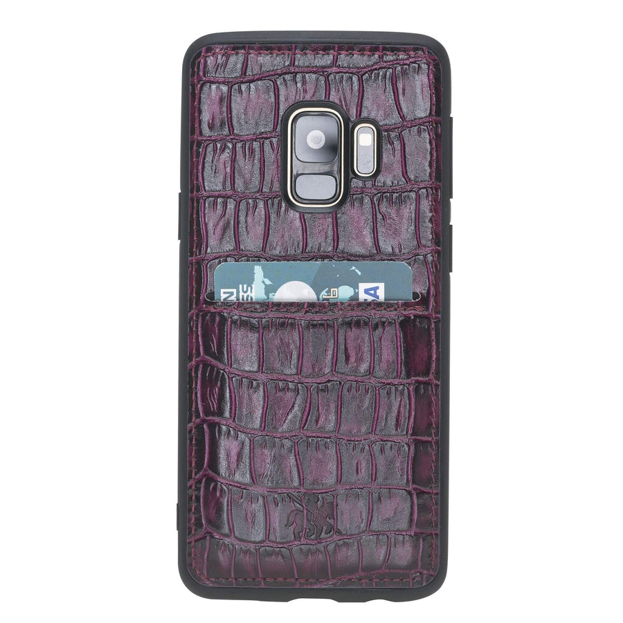 Cosa Snap On Leather Wallet Case for Samsung Galaxy S9