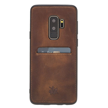 Funda tipo billetera de cuero Cosa Snap On para Samsung Galaxy S9 Plus