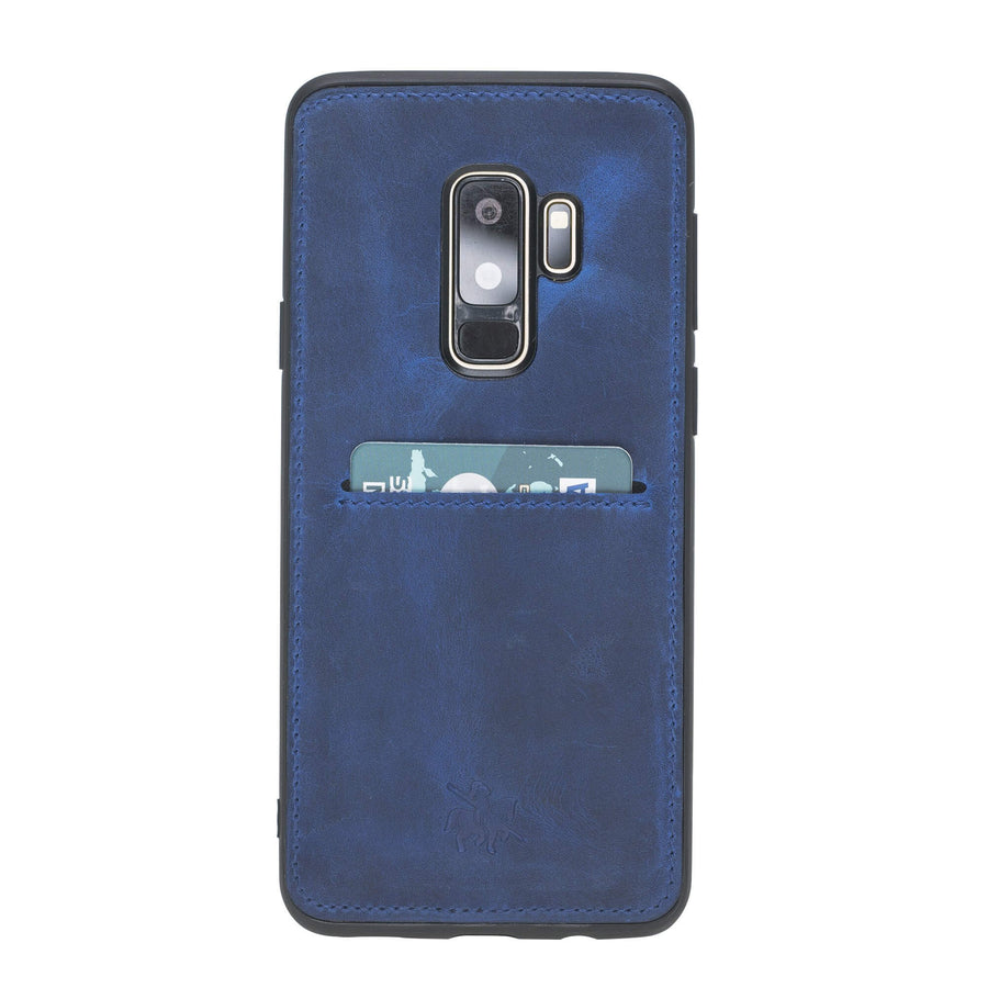 Cosa Snap On Leather Wallet Case for Samsung Galaxy S9 Plus