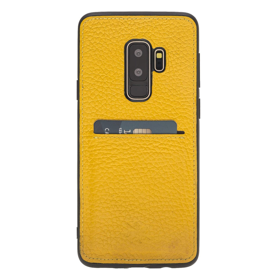 Cosa Snap On Leather Wallet Case for Samsung Galaxy S9 Plus