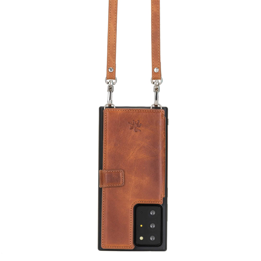 Fermo Leather Crossbody Wallet Phone Case for Galaxy Note 20 Ultra