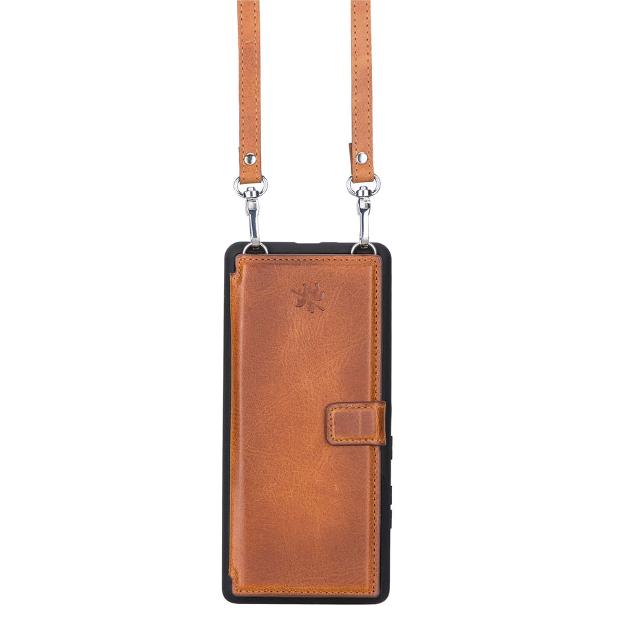 Fermo Leather Crossbody Wallet Phone Case for Galaxy S21 Ultra