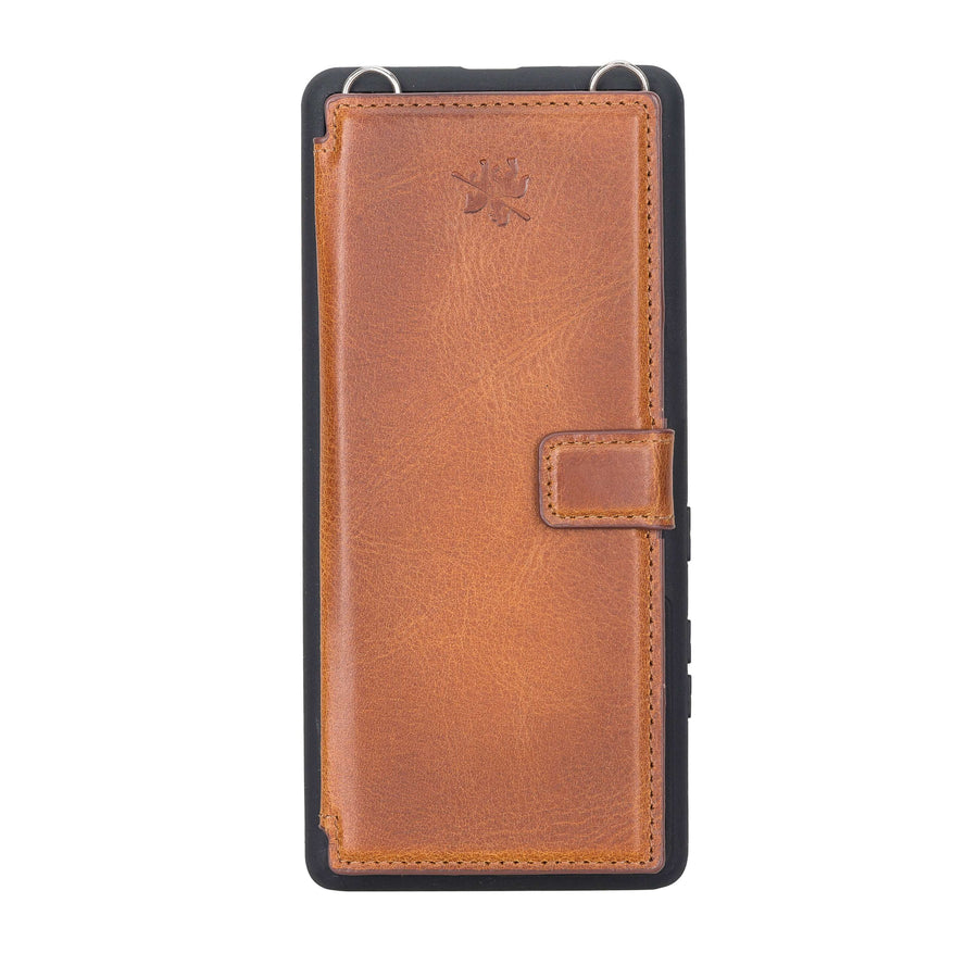 Fermo Leather Crossbody Wallet Phone Case for Galaxy S21 Ultra