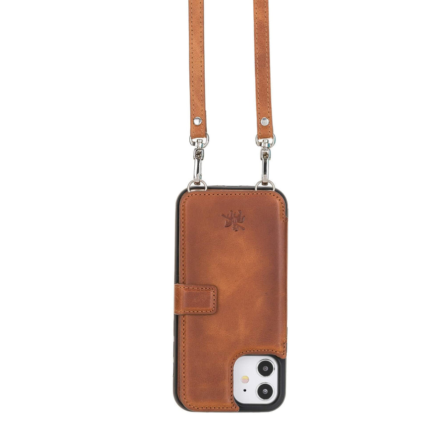 Fermo Leather Crossbody Wallet Phone Case for iPhone 12