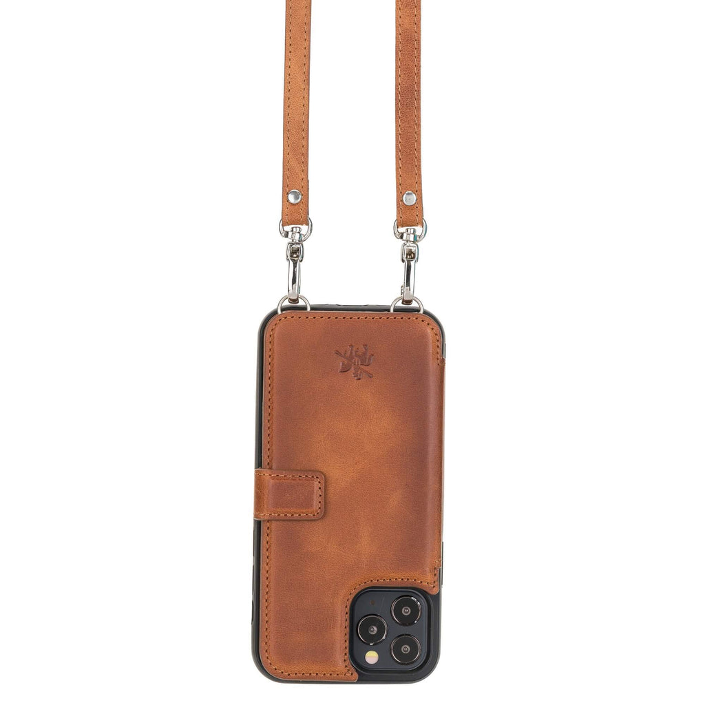 Fermo Leather iPhone 12 Pro Crossbody Cardholder Wallet Case