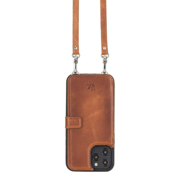 Galen Leather iPhone 12 / iPhone 12 Pro (6.1) Leather Wallet Case