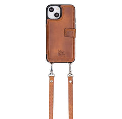 Fermo Leather Crossbody Wallet Phone Case for iPhone 13 Mini