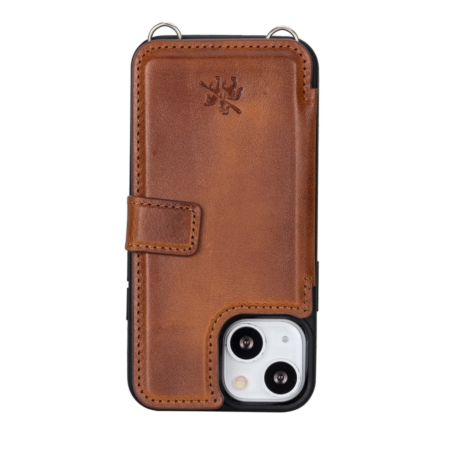 Fermo Leather Crossbody Wallet Phone Case for iPhone 13 Mini