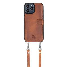 Fermo Leather Crossbody Wallet Phone Case for iPhone 13 Pro