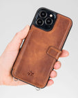 Fermo Leather Crossbody Wallet Phone Case for iPhone 13 Pro Max