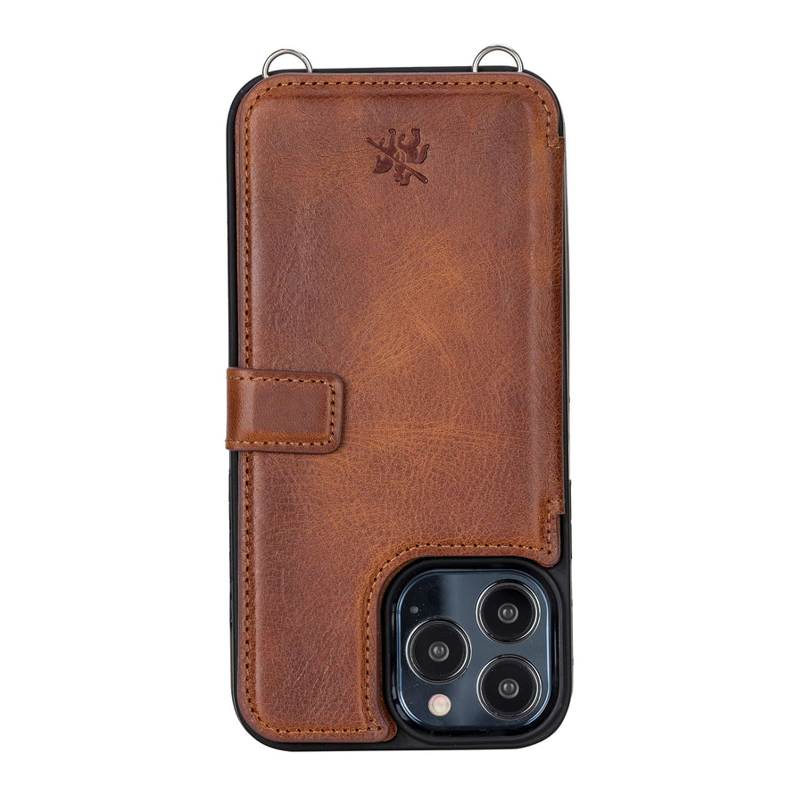 Fermo Leather Crossbody Wallet Phone Case for iPhone 13 Pro Max