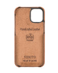 Luxury Brown Leather iPhone 12 Mini Detachable Wallet Case with Card Holder & MagSafe - Venito - 4