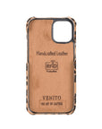 Luxury Leopard Leather iPhone 12 Mini Detachable Wallet Case with Card Holder & MagSafe - Venito - 4
