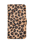 Luxury Leopard Leather iPhone 12 Mini Detachable Wallet Case with Card Holder & MagSafe - Venito - 6