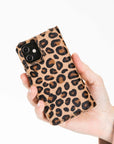 Luxury Leopard Leather iPhone 12 Mini Detachable Wallet Case with Card Holder & MagSafe - Venito - 7
