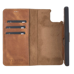 Funda tipo billetera de cuero con bloqueo RFID Florence para Google Pixel 4