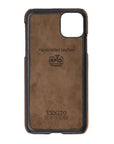 Luxury Brown Leather iPhone 11 Detachable Wallet Case with Card Holder  - Venito - 4