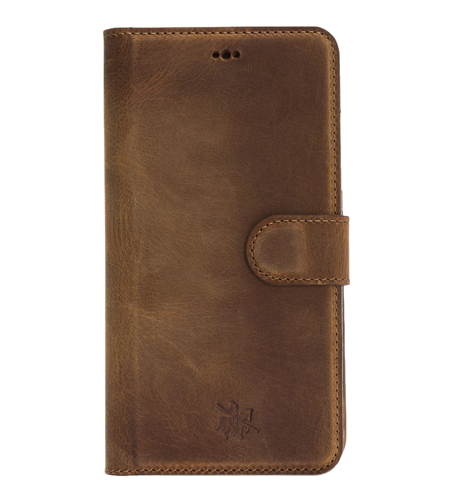 Luxury Brown Leather iPhone 11 Detachable Wallet Case with Card Holder  - Venito - 7