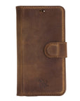 Luxury Brown Leather iPhone 11 Pro Detachable Wallet Case with Card Holder  - Venito - 8