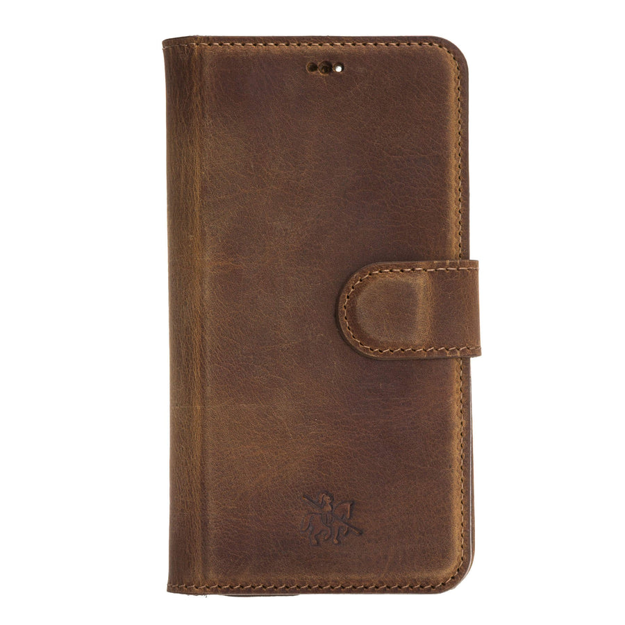Luxury Brown Leather iPhone 11 Pro Detachable Wallet Case with Card Holder  - Venito - 8