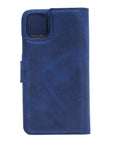 Luxury Blue Leather iPhone 11 Pro Detachable Wallet Case with Card Holder  - Venito - 7