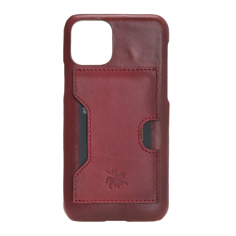 Luxury Red Leather iPhone 11 Pro Detachable Wallet Case with Card Holder - Venito - 6
