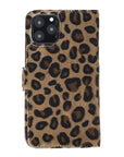 Luxury Leopard Leather iPhone 11 Pro Detachable Wallet Case with Card Holder - Venito - 9