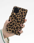 Luxury Leopard Leather iPhone 11 Pro Detachable Wallet Case with Card Holder - Venito - 10