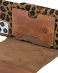 Luxury Leopard Leather iPhone 11 Pro Max Detachable Wallet Case with Card Holder - Venito - 5