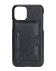 Luxury Black Leather iPhone 11 Pro Detachable Wallet Case with Card Holder - Venito - 6