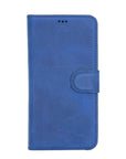 Luxury Blue Leather iPhone 12 Detachable Wallet Case with Card Holder & MagSafe - Venito - 6