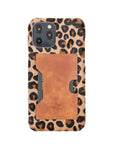 Luxury Leopard Leather iPhone 12 Pro Max Detachable Wallet Case with Card Holder & MagSafe - Venito - 5