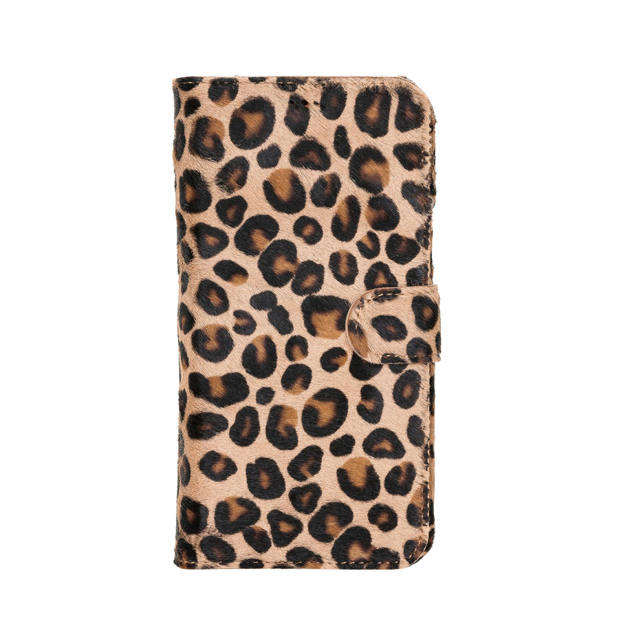 Luxury Leopard Leather iPhone 12 Pro Max Detachable Wallet Case with Card Holder & MagSafe - Venito - 6