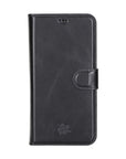 Luxury Black Leather iPhone 12 Pro Max Detachable Wallet Case with Card Holder & MagSafe - Venito - 6
