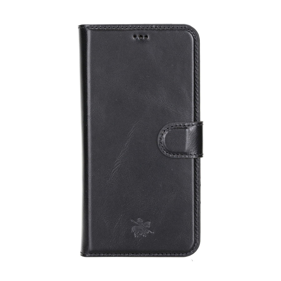 Luxury Black Leather iPhone 12 Pro Max Detachable Wallet Case with Card Holder & MagSafe - Venito - 6