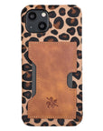 Florence Luxury Leopard Leather iPhone 13 Detachable Wallet Case with Card Holder & MagSafe - Venito - 5