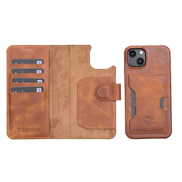 Florence RFID Blocking Leather Wallet Case for iPhone 14