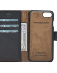 Luxury Black Leather iPhone 6 Detachable Wallet Case with Card Holder - Venito - 3