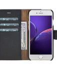 Luxury Black Leather iPhone 6 Detachable Wallet Case with Card Holder - Venito - 4