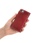 Luxury Red Leather iPhone 6 Detachable Wallet Case with Card Holder - Venito - 9