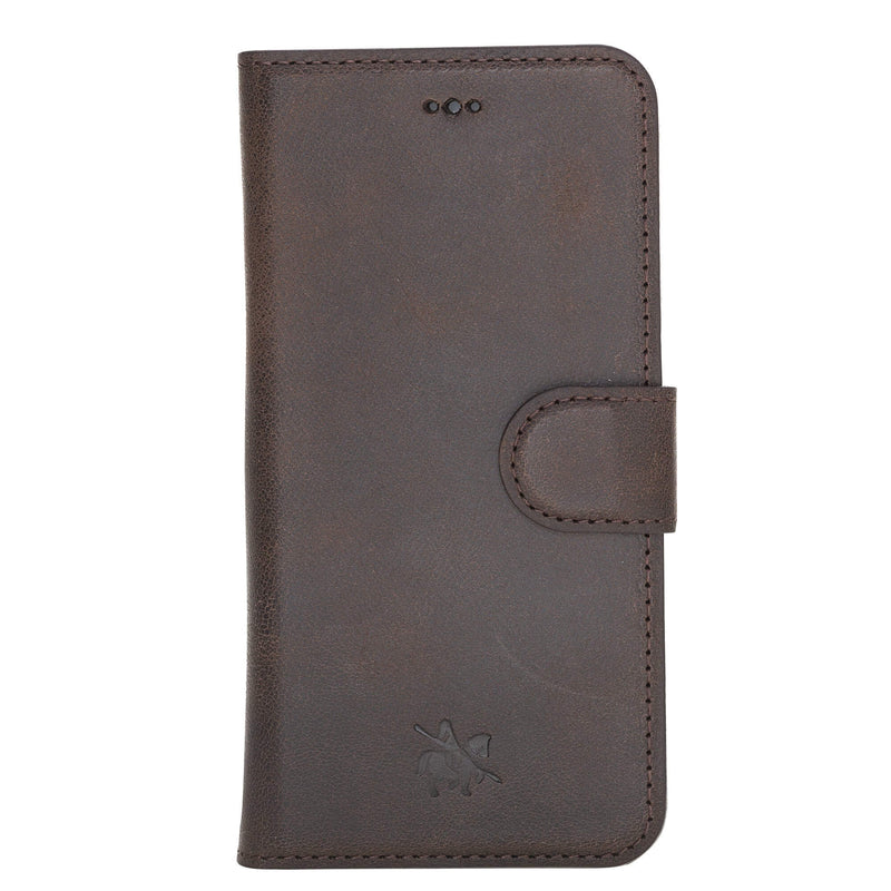 Luxury Dark Brown Leather iPhone 6 Detachable Wallet Case with Card Holder - Venito - 8