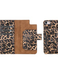 Luxury Leopard Print Leather iPhone 6 Detachable Wallet Case with Card Holder - Venito - 1