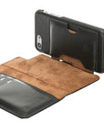 Luxury Rustic Black Leather iPhone 6 Detachable Wallet Case with Card Holder - Venito - 3