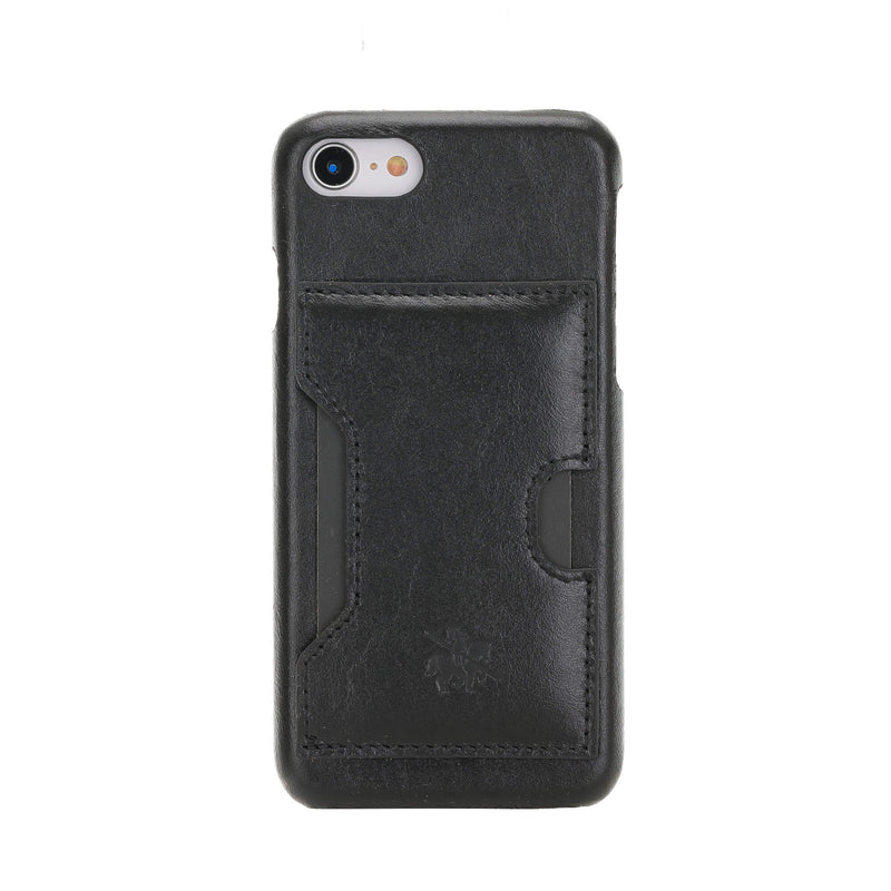 Luxury Rustic Black Leather iPhone 6 Detachable Wallet Case with Card Holder - Venito - 5